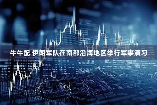 牛牛配 伊朗军队在南部沿海地区举行军事演习